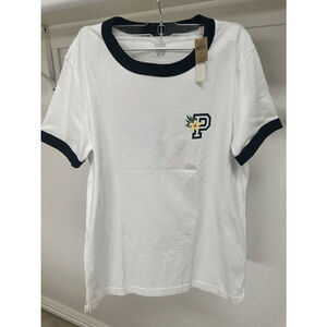 White T-shirt brand PINK with Flowers And Green Leggings Brand PINK Size Small